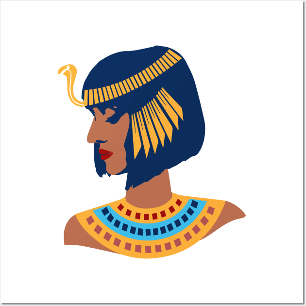 Egyptian Queen Cleopatra Wall Art by Heartfeltarts